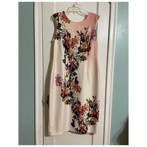 Flower summer knee high dress